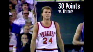 Suns vs Hornets 2251991 Highlights  Tom Chambers 30 Points [upl. by Artenra722]