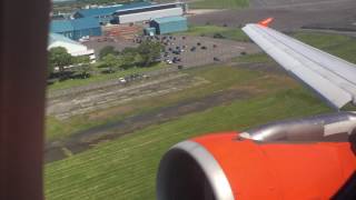 easyJet A319 Touch and Go at Prestwick airport Base Training [upl. by Landmeier82]