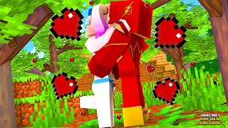 FLASH beijou a ARLEQUINA no Minecraft [upl. by Aniraad]