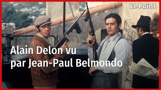 Alain Delon vu par JeanPaul Belmondo [upl. by Yrtnej740]