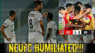 Neufc Humiliated Against East Bengal Fc😢 Northeast United Fc Bad Day Northeast United Fc News❤🤍 [upl. by Wade]