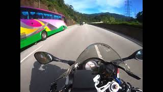 S1000RR STR 675R Z250fi NS200 amp XMAX  Cheras Ride pt1 w SV650 Doc H [upl. by Franzoni]