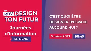 Conférence quotC’est quoi être designer d’espace aujourd’hui quot [upl. by Jennica]