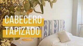 💡 Cómo hacer un CABECERO TAPIZADO de tela estilo étnico 👉 Tapizar un cabecero paso a paso [upl. by Aliemaj]