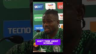 Moses Simon Explains Secret To Nigeria win Vs Angola football afcon2023 [upl. by Compton]