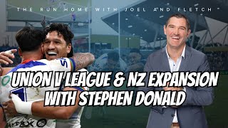 All Blacks legend Stephen Donald on the growth of the Warriors and Rugby League in New Zealand [upl. by Kylie]