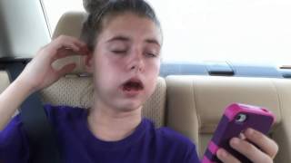 Haleys Wisdom Teeth Aftermath [upl. by Sweatt]