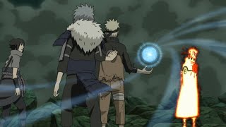 Minato Naruto Sasuke e Tobirama vs Obito Rikudou  Naruto Shippuden [upl. by Tiena590]