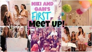 Our First MeetUp Vlog  Niki and Gabi Beauty [upl. by Sage899]