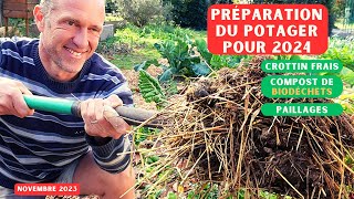 Préparation du potager pour 2024 [upl. by Enyawd243]