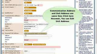 PMEGP ePortal Online Application Submission Video Tutorial for Individual Applicant [upl. by Noami]