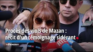 Procès des viols de Mazan  récit d’un témoignage sidérant [upl. by Yllus]