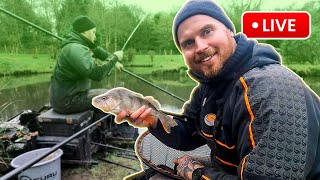 WINTER MATCH FISHING FOR CARP  LIVE MATCH [upl. by Ardnas]