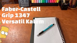 Kalem İnceleme quotFaberCatell Grip 1347 Versatil Kalemquot [upl. by Ardnuas20]