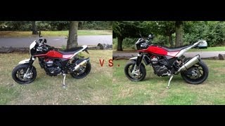 Husqvarna Nuda 900R Exhaust Showdown  Akra vs Leo [upl. by Feld369]