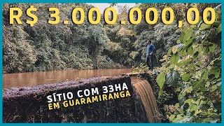 UM PARAÍSO RURAL DE 33 HECTARES COM ABUNDÂNCIA DE ÁGUA E VISTA PANORÂMICA EM GUARAMIRANGA [upl. by Fernanda]