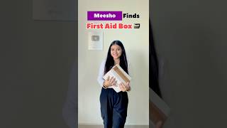 First Aid Box Itne Kmm Price mae 😨 firstaidbox meesho [upl. by Aerdied]