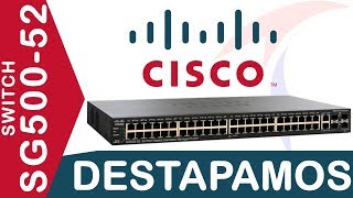 Como es Realmente un Switch Cisco Sg50052 Tecnocompras [upl. by Airogerg]