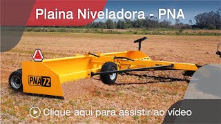 Implemento Agrícola  Plaina Niveladora  PNA  Agrimec [upl. by Eyllib]