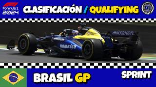 BRASIL GP 🇧🇷  CLASIFICACIÓN SPRINT SHOOTOUT  FORMULA 1 2024 BrazilGP BrazilianGP Sprint [upl. by Bernhard]