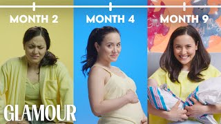 This is Your Pregnancy in 2 Minutes  Glamour [upl. by Eri]