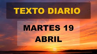 Texto Diario de Hoy Martes 19 de Abril 2022 [upl. by Con]