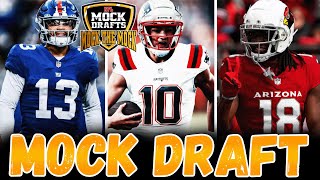 Connor Rogers 2024 NFL Mock Draft  Mock The Mock [upl. by Anyale]