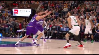 Jayson Tatum  Sidestep to the rightPound Stepback [upl. by Anyaj]