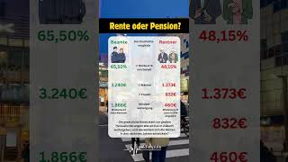 Altersvorsorge im Check Rente oder Pension 😵‍💫📉 [upl. by Erdnassak]