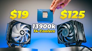 We Tested 14 AIRCoolers on 24Core 13900k  The Results Will Shock You [upl. by Nwahsaj]