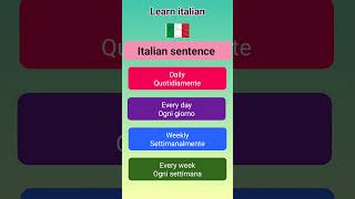 Learn italian italianwords italianvocabulary shorts [upl. by Sorel]