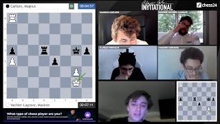 Carlsen vs MVL  Firouzja vs Caruana  Magnus Carlsen Invitational Day 7  Part 2 [upl. by Krakow]