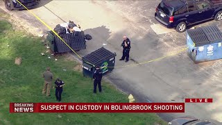 Suspect in custody after deadly shooting sends Bolingbrook police on manhunt [upl. by Rosa]