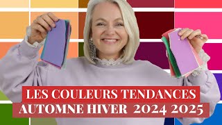 Les couleurs tendances mode automne hiver 2024 2025 [upl. by Norrie546]