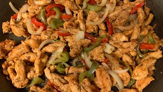 The Best Chicken Fajitas Recipe  Easy and Delicious Mexican Chicken Fajitas [upl. by Aivila911]