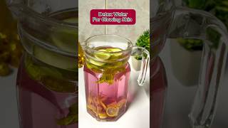 Detox Water For Glowing Skin detox recipe glowing skinshorts short summerdrink [upl. by Dadinirt]