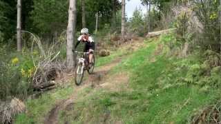 Hokitika  Mountain Biking Blue Spur tracks  West Coast New Zealand [upl. by Rolfe]