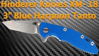 Hinderer XM 18 3 inch Harpoon Tanto [upl. by Edythe330]