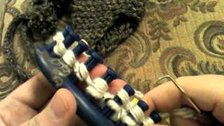 Loom Knit Earflaps Part 2 Join Earflaps to hat [upl. by Tara889]