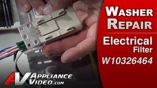 Whirlpool Washer Repair  Not Starting  Electrical Filter [upl. by Essilec]