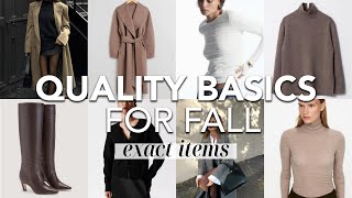 I Found High Quality Basics For Your Fall Wardrobe So You Dont Have To 🍂 [upl. by Zink231]