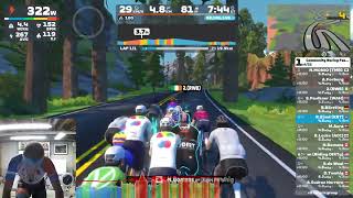 Zwift  Race Community Racing Festival  Chasing Tour  Downtown Titans B [upl. by Acinomal753]