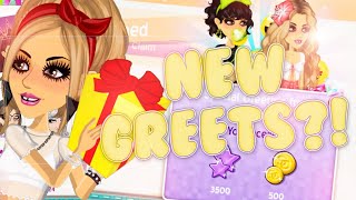 Updated Greets 😮  MovieStarPlanet [upl. by Hadlee]