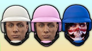 COLORED HELMET ON ANY OUTFIT GLITCH GTA 5 ONLINE [upl. by Yorle]