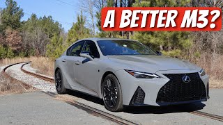 Is the NEW 2022 Lexus IS 500 Better Than a BMW M3 [upl. by Anaitak719]