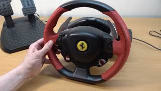 Thrustmaster 458 Spider Ferrari BUDGET Racing Wheel Review 😎 [upl. by Ellednahs84]