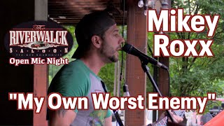 Mikey Roxx Slays An Energetic Live Cover of Lits My Own Worst Enemy [upl. by Enymsaj]