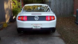 2012 Mustang GT 50 with Roush axle back rev up [upl. by Silrak984]