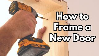 How to Frame a New Internal Door [upl. by Sunderland]