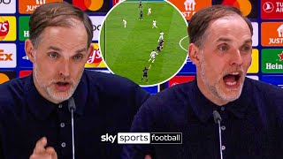 Its against EVERY rule  Tuchel fuming at late offside call in Bayerns UCL defeat to Real Madrid [upl. by Alegna]